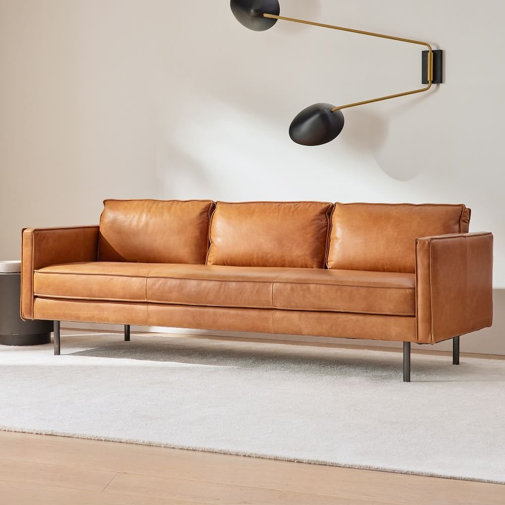 West Elm Axel Leather Sofa [175,000] [140,000].jpg
