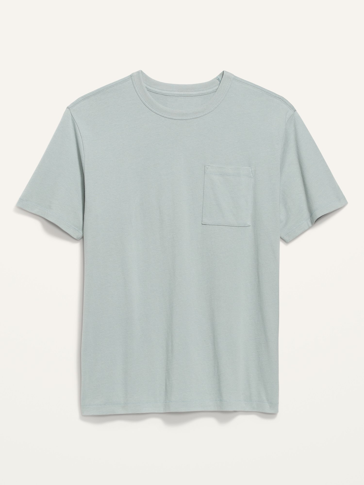 ONLINE EXCLUSIVE_Loose-Fit Chest-Pocket Rotation T-Shirt for Men_SilverSage_1250.jpeg