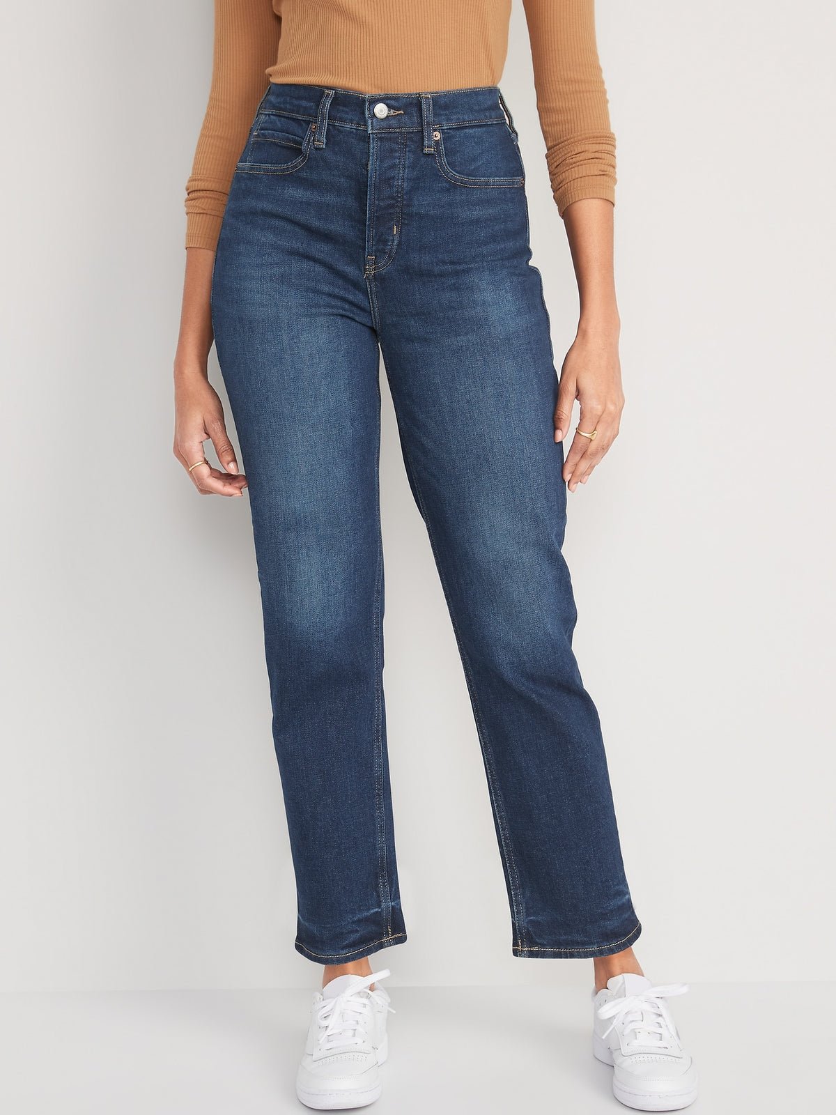 Extra High-Waisted Button-Fly Sky-Hi Straight Jeans for Women_Sheldon_3250.jpeg