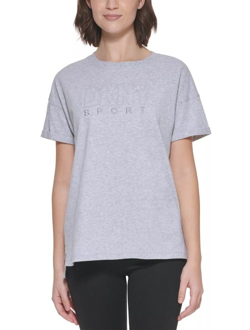 DKNY Quilted outline logo relaxed fit legging tee_Php 3,250 to Php 2,600.jpg