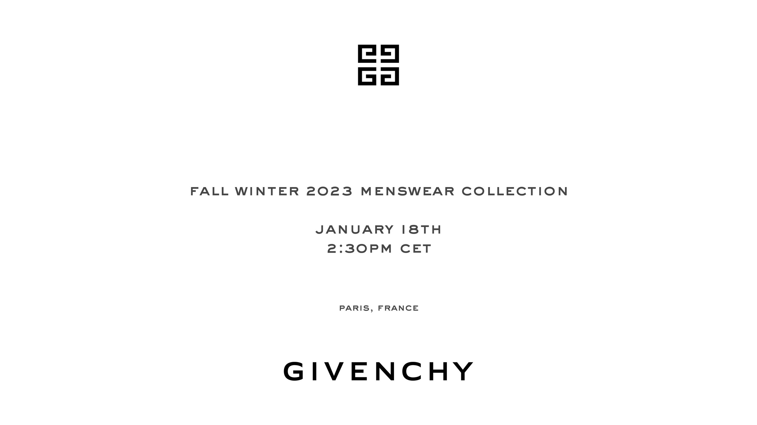 Taeyang is the Face of Givenchy Fall Winter 2023 Collection