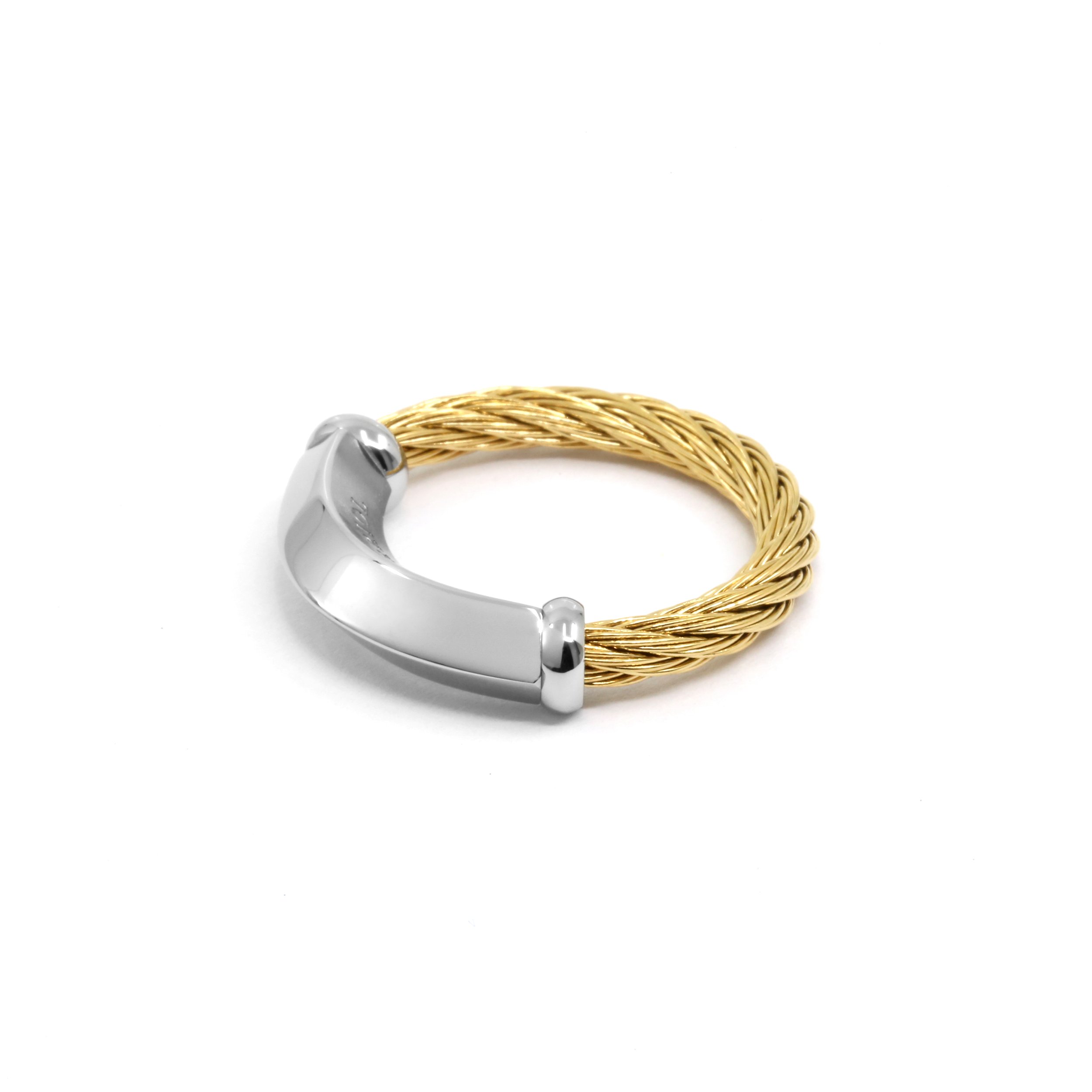 Better Half Ring - Stainless Steel Decor, Yellow Gold PVD Cable.jpg