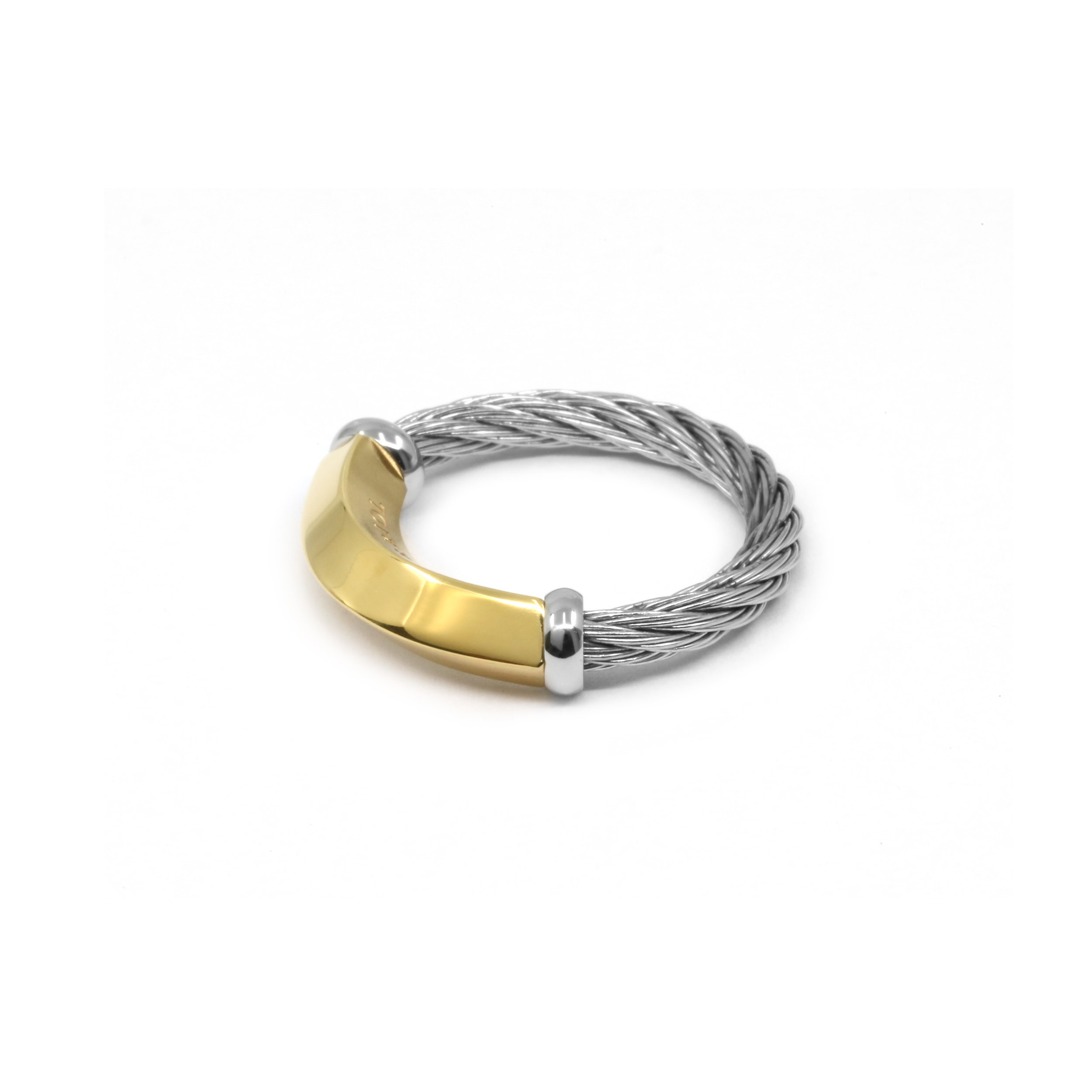 Better Half Ring - Yellow Gold Decor, Stainless Steel Cable.jpg