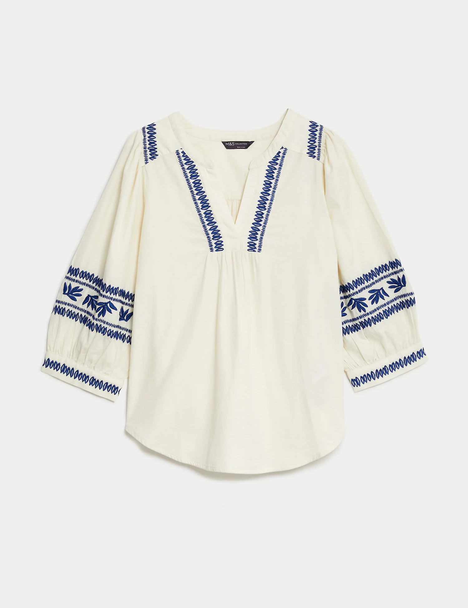 Pure Cotton Embroidered Blouse - P2760 from 3250.jpg