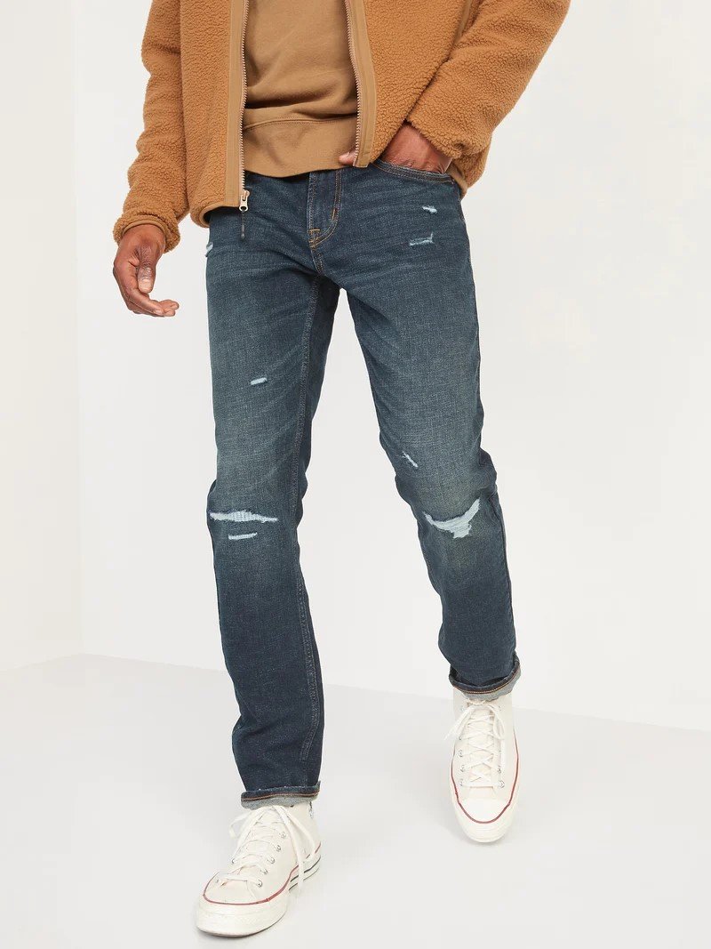 Slim Built-In Flex Ripped Jeans for Men_₱3,650.jpeg