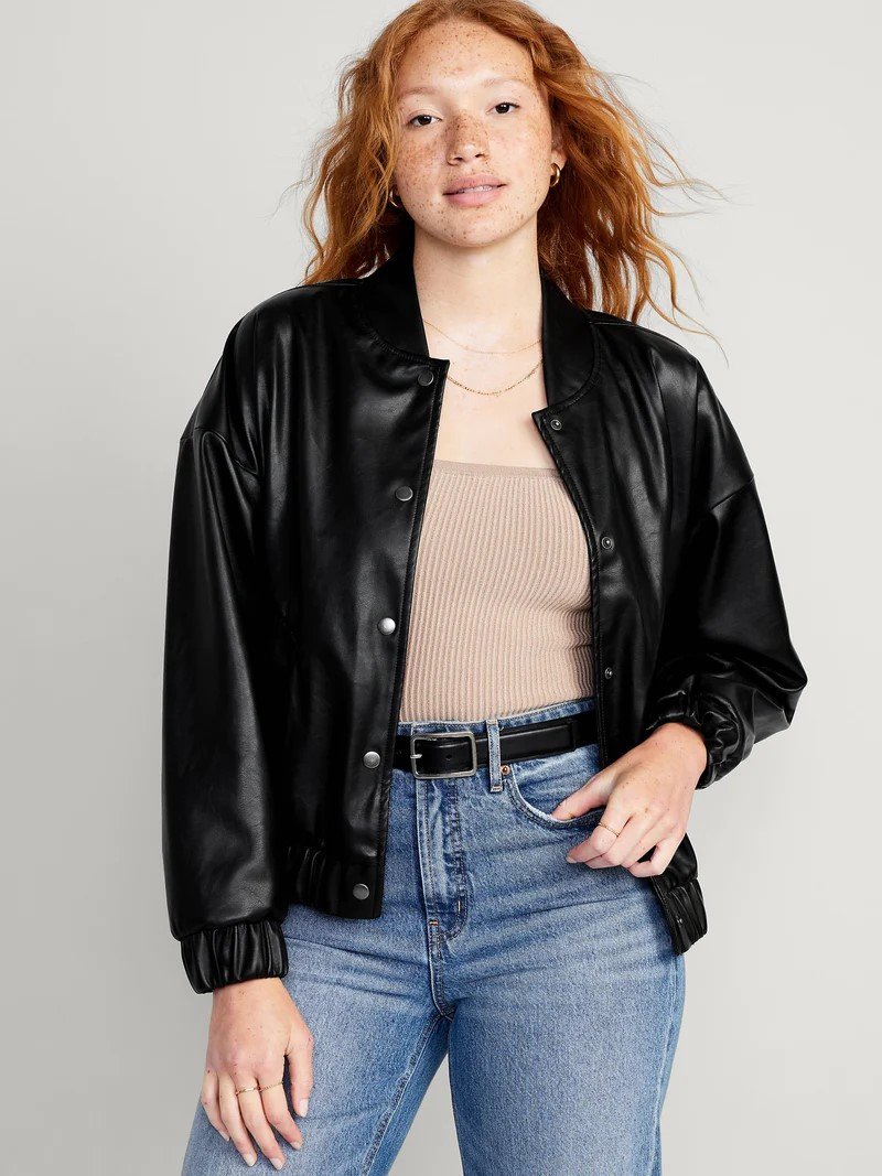Faux-Leather Bomber Jacket for Women_₱3,950.jpeg