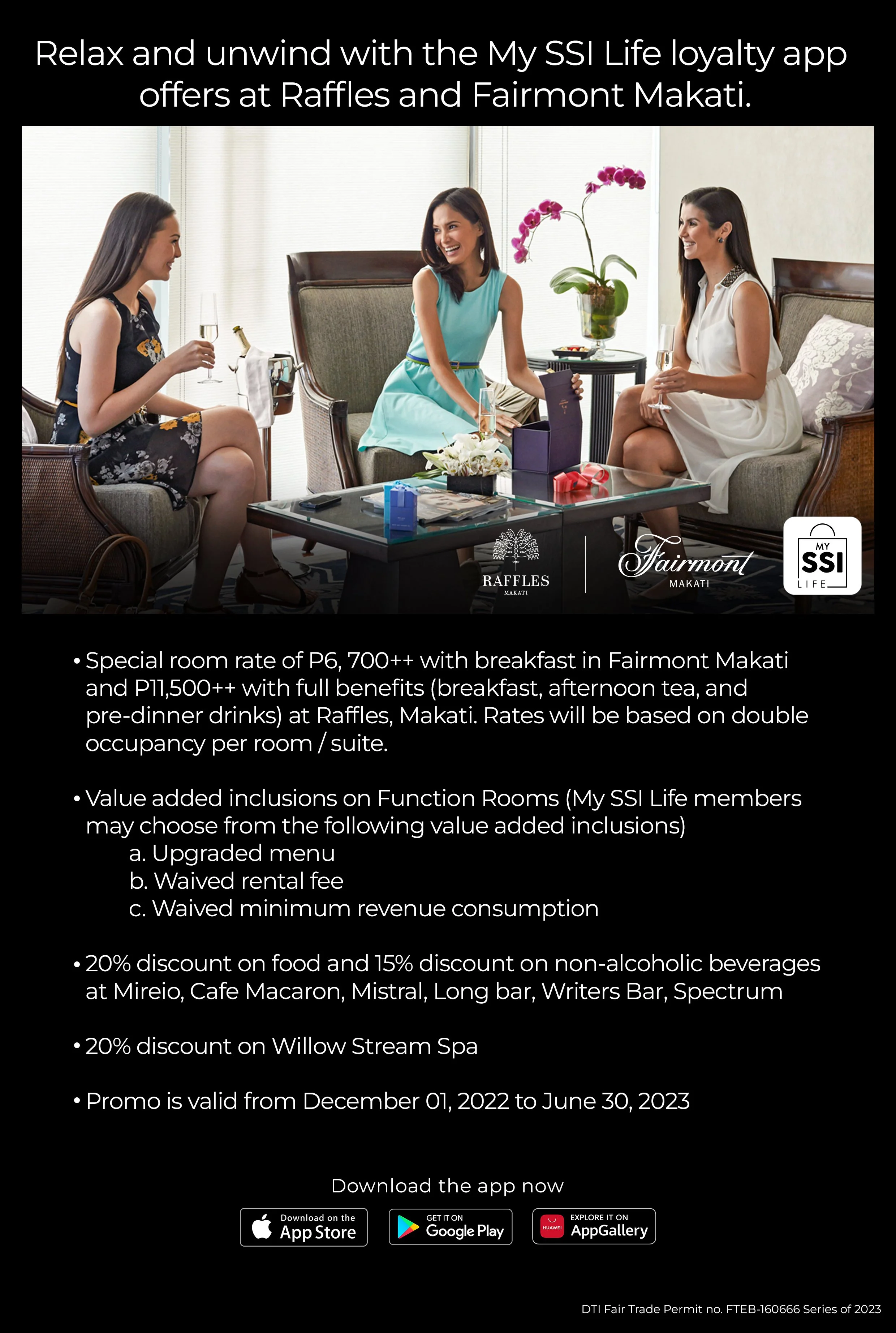 My SSI Life Loyalty App Offers At Raffles and Fairmont Makati — SSI Life