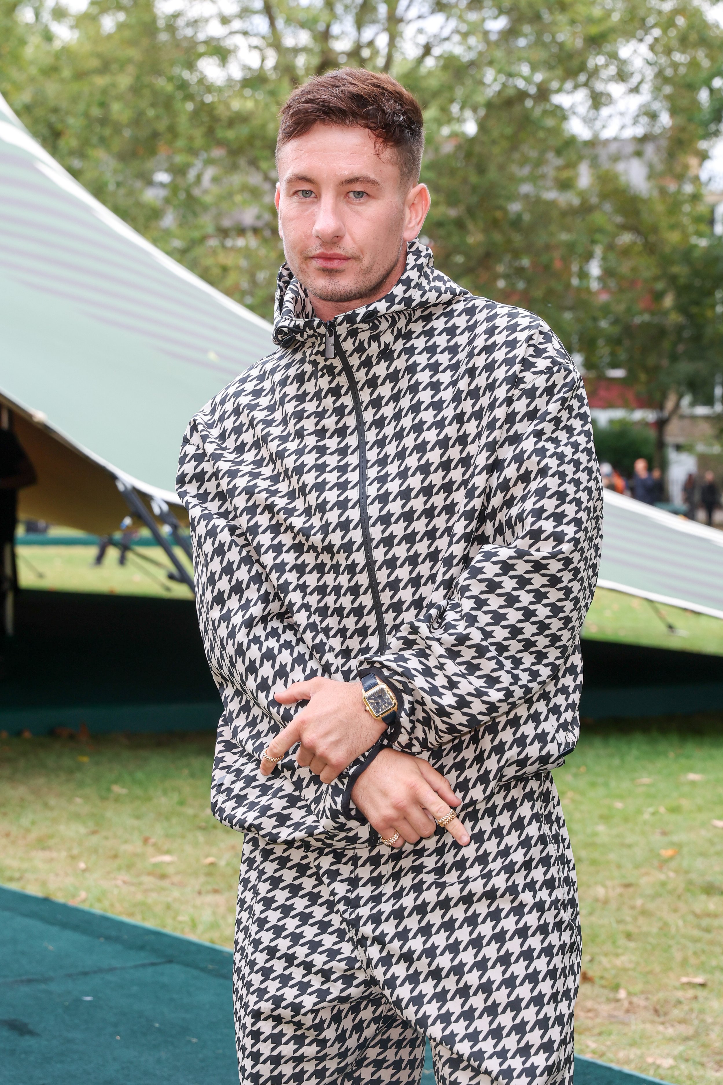 Barry Keoghan wears Burberry to the Burberry Summer 2024 Show.JPG