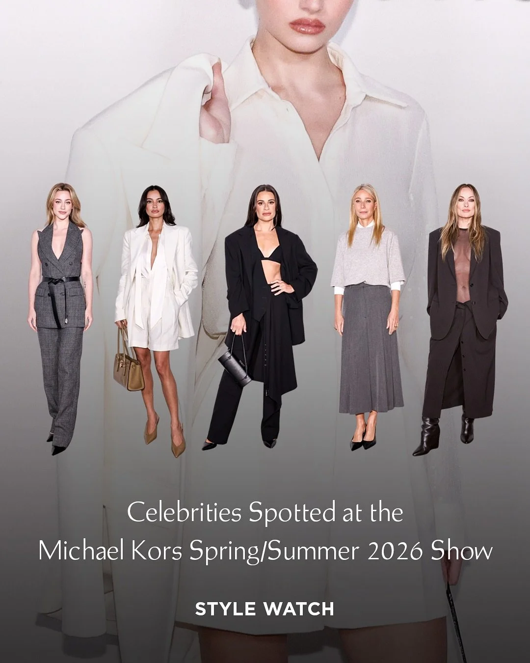 Celebs set the tone at Michael Kors Spring/Summer 2026, arriving in looks that defined effortless sophistication.

#ssilife
