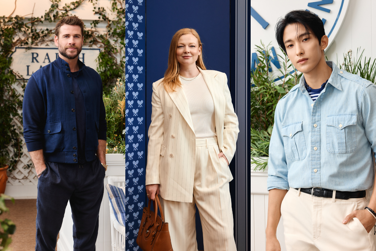 Ralph Lauren at the Australian Open Men's Final