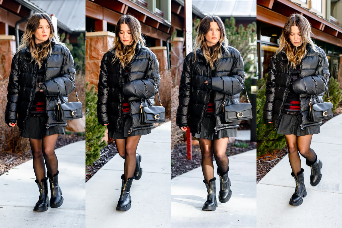 Rain Spencer Wears Coach