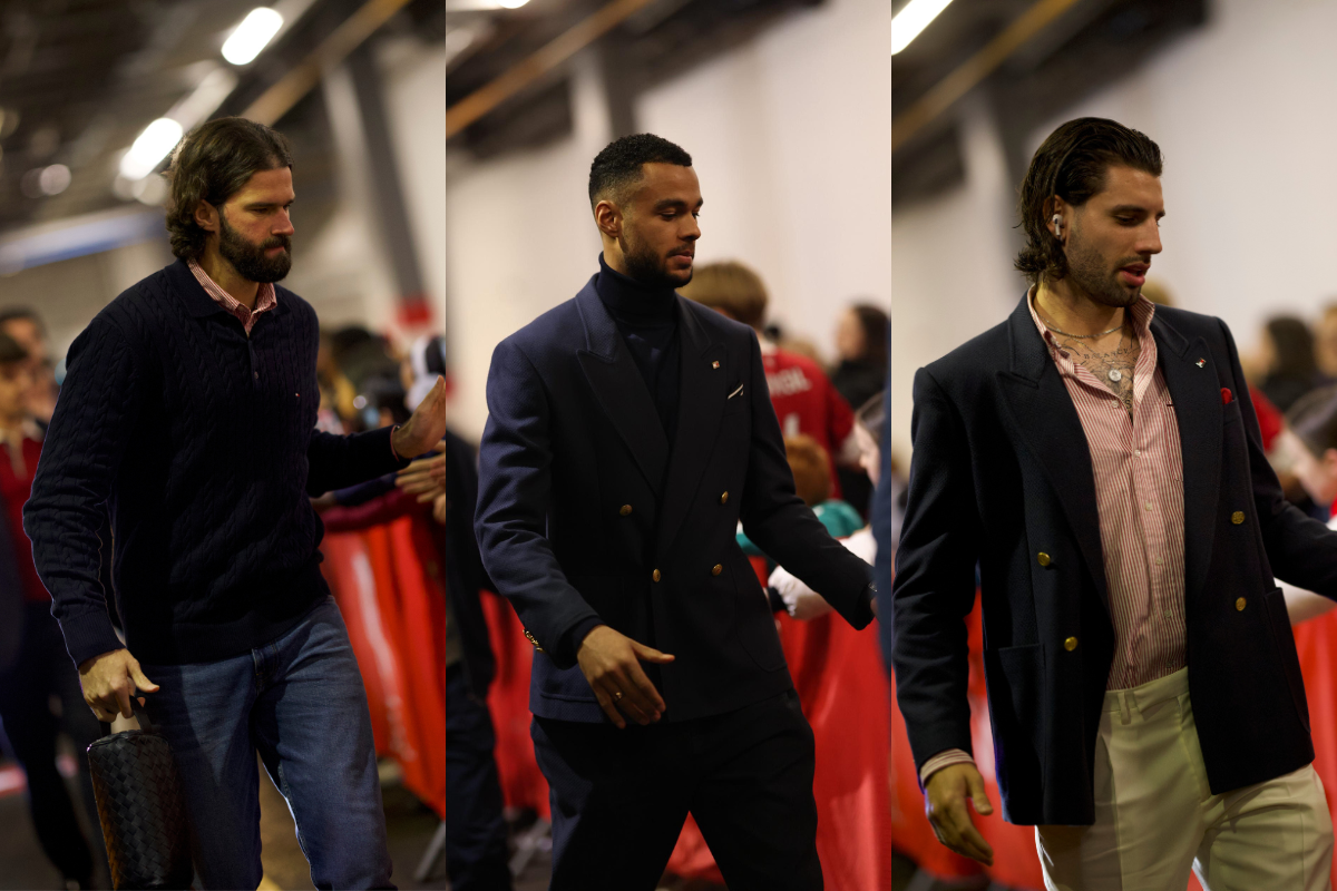 The Liverpool FC Men’s Team Wears Tommy Hilfiger to The Premier League Game Against Newcastle United