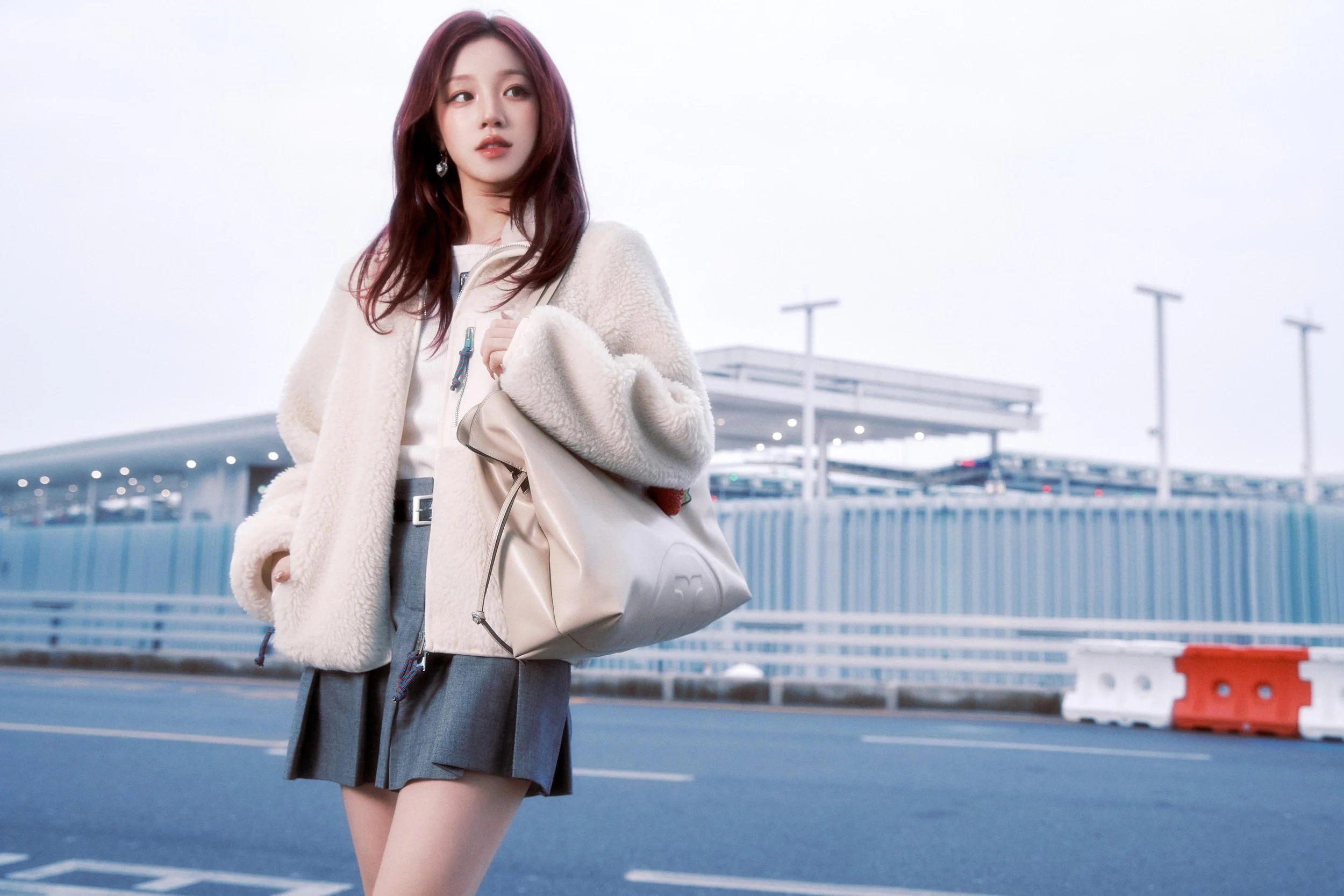 Yuqi Song Heading to Fall Winter 2026 New York Fashion Week in Tory Burch