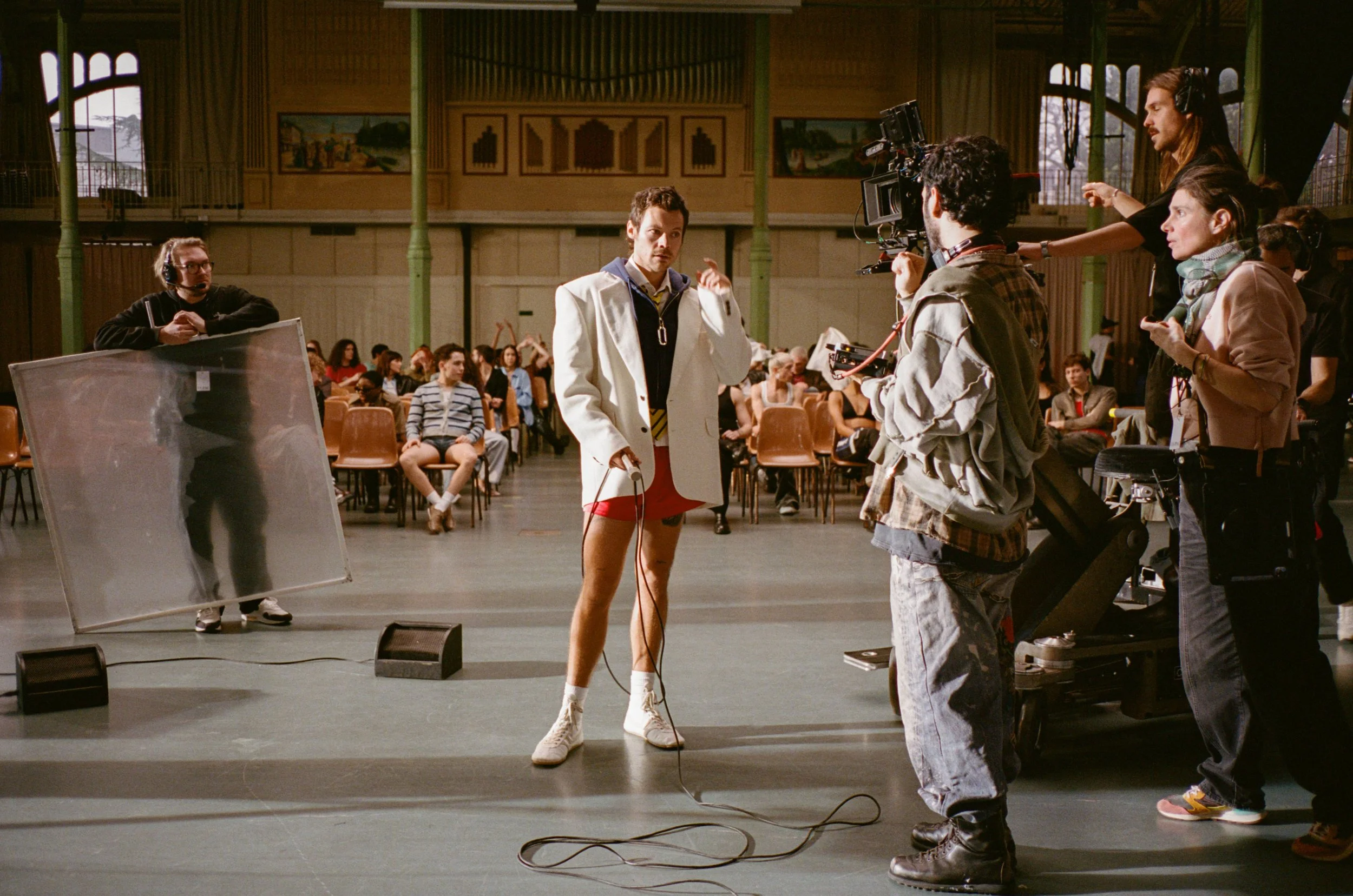 Harry Styles in Custom Marc Jacobs For “Dance No More” Music Video
