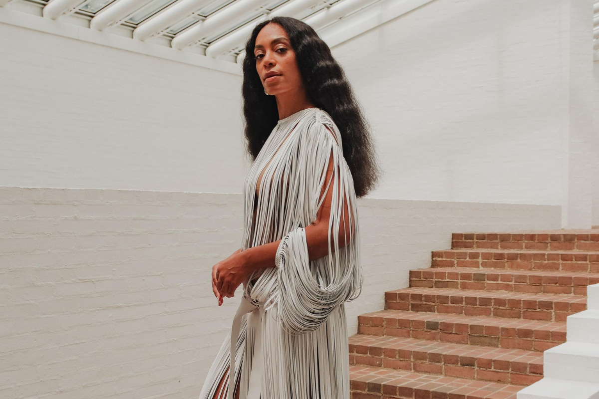 Solange Knowles Wore Calvin Klein Collection To The Glass House  
