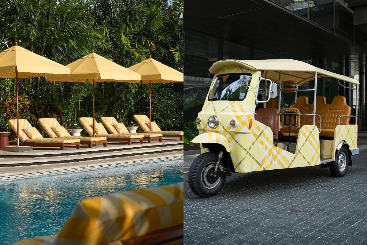 Burberry Makes A Splash at The Standard, Bangkok