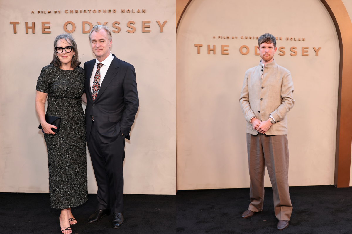 Christopher Nolan And James Blake Wear ZEGNA To “The Odyssey” New York Premiere