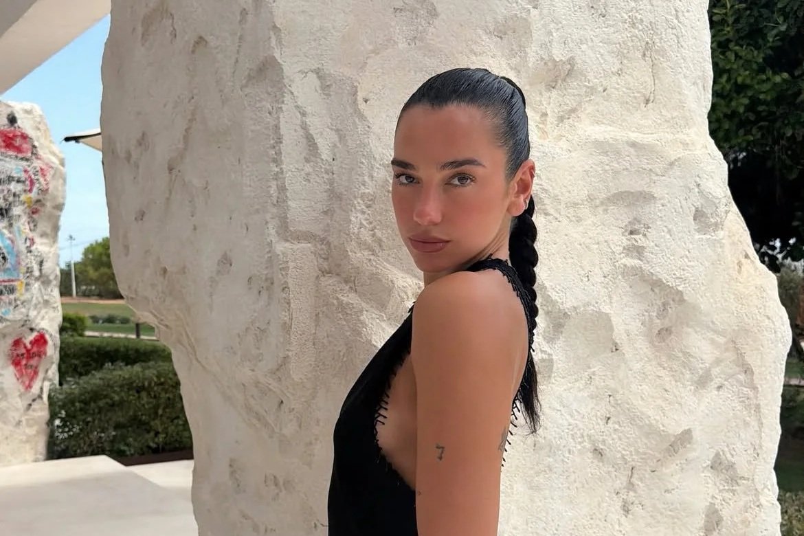 Dua Lipa Wore Calvin Klein Collection for Her Pre-Birthday Dinner in Ibiza  