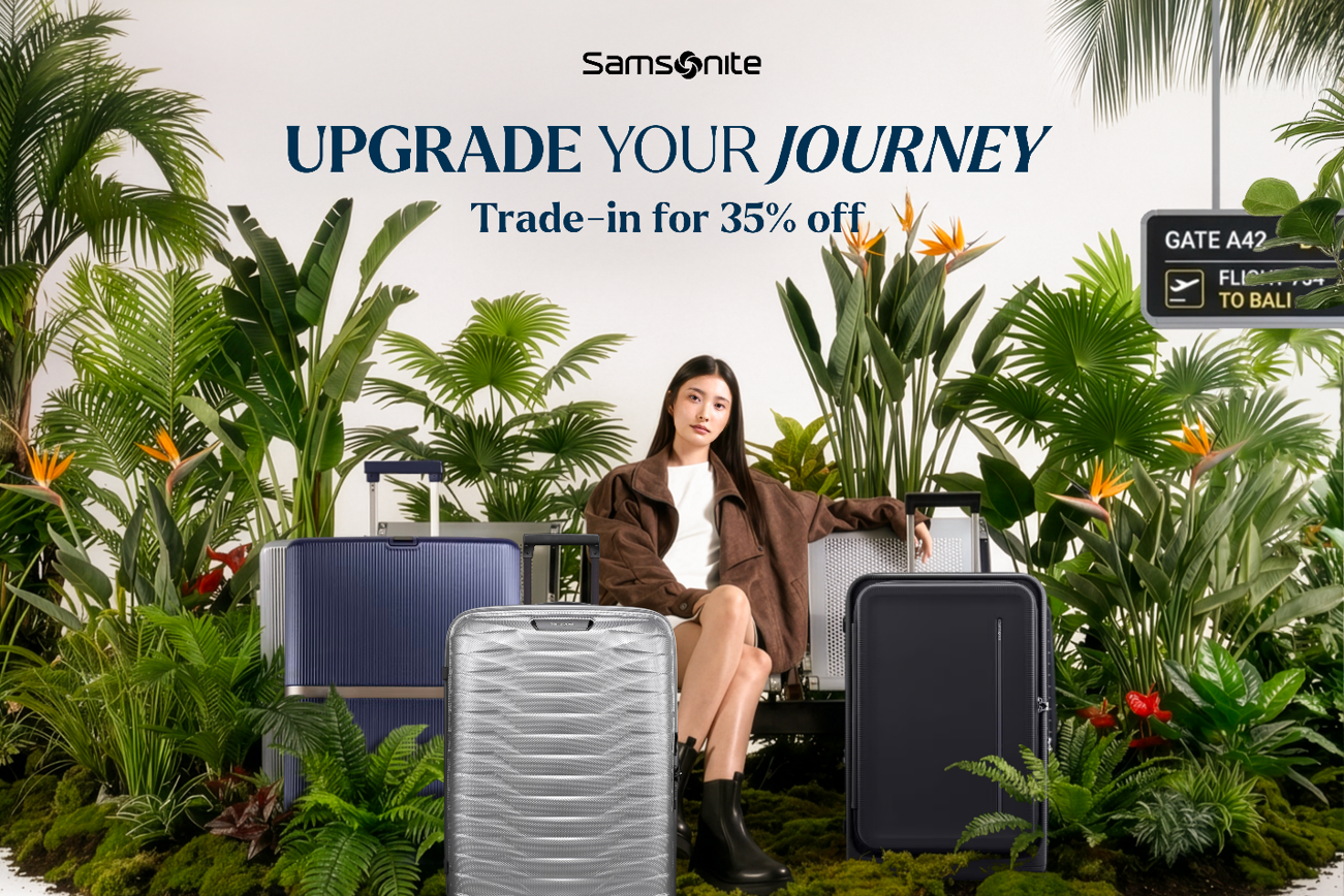 An Upgrade For Every Journey: Samsonite’s Luggage Trade-In 2026