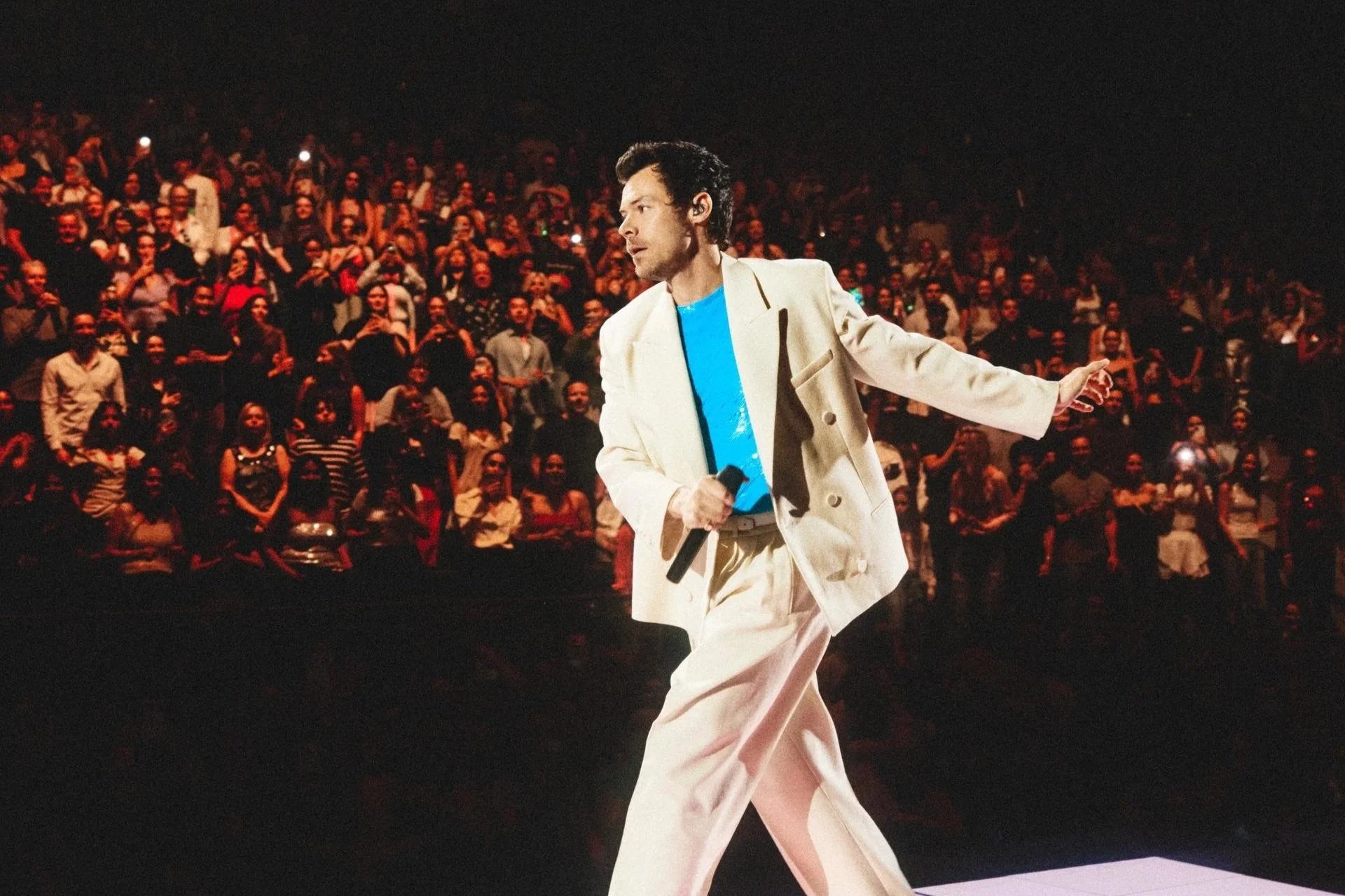Harry Styles wore Calvin Klein Collection to his "Together, Together" residency show  at Madison Square Garden
