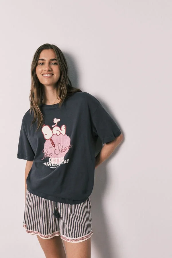 Snoopy Cotton Short Pyjamas 2.jpg