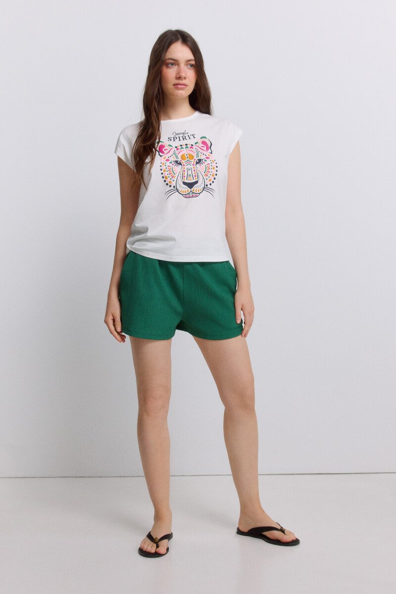 Sleeveless t-shirt with print - white 4.jpg