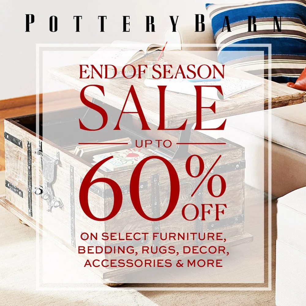 Shop Pottery Barn’s End Of Season Sale — SSI Life