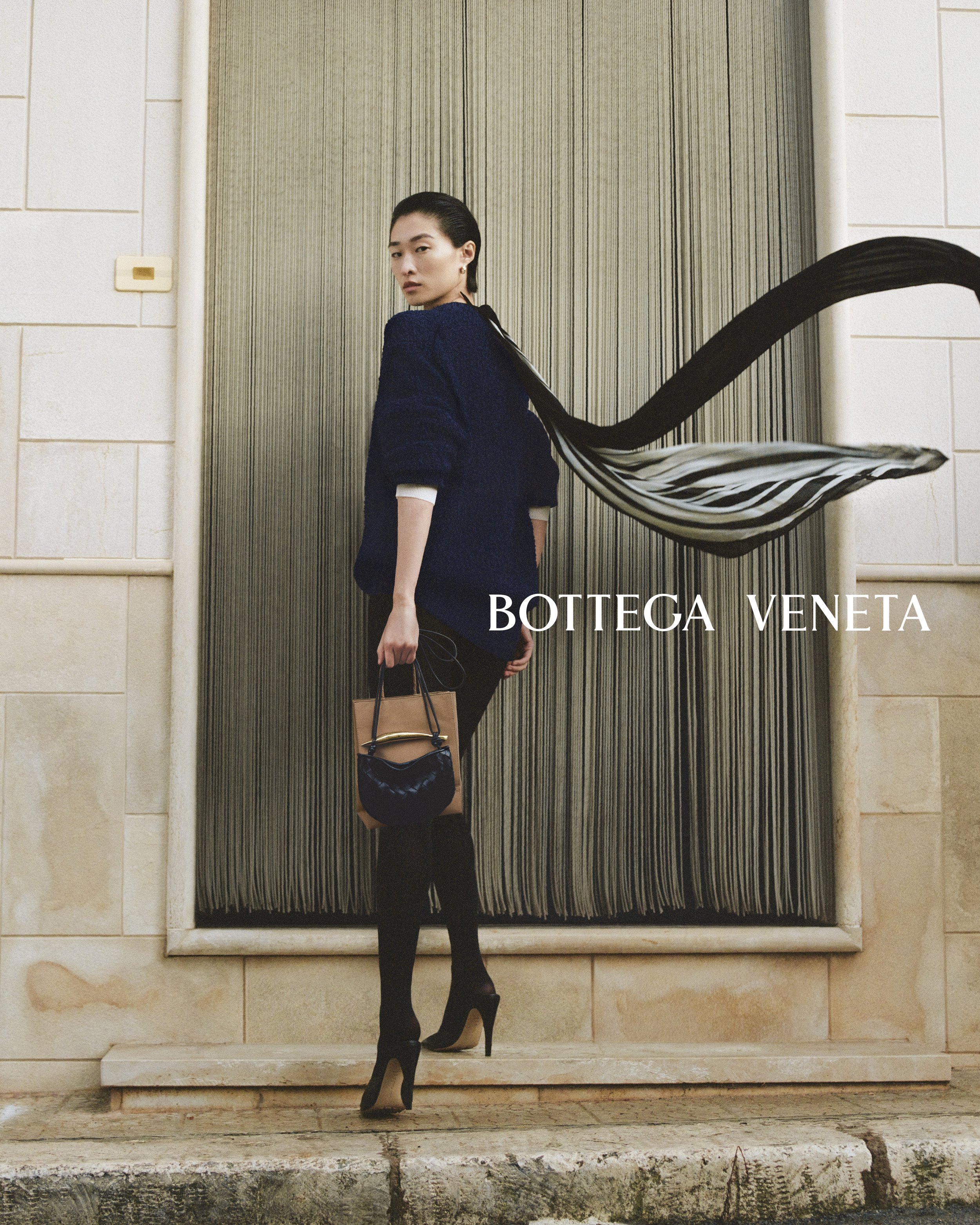 BOTTEGA VENETA Andiamo small intrecciato leather tote