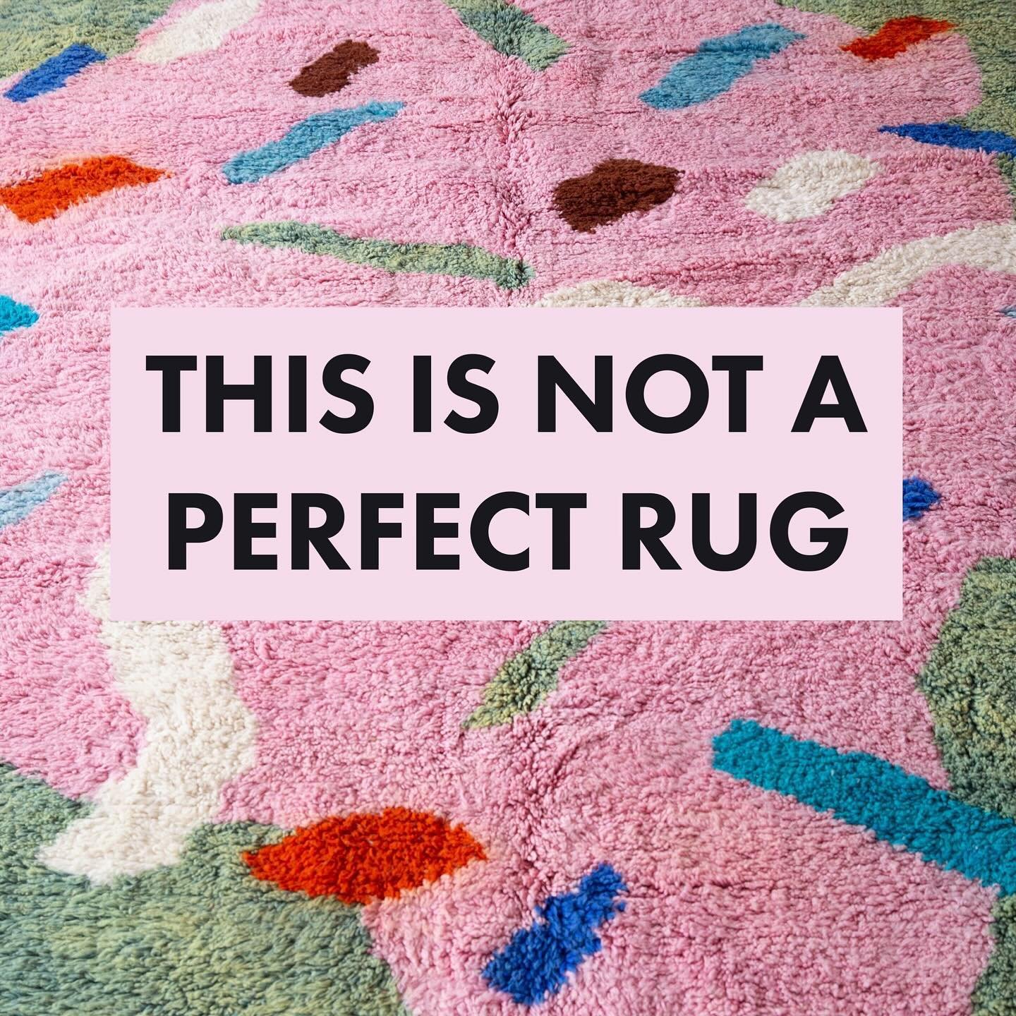 If you&rsquo;re looking for a perfect rug, this is not it. However if you&rsquo;re looking for a wonderful perfectly imperfect handmade unique one of a kind rug, this is it. Let us explain: our wool rugs are hand knotted using traditional techniques 