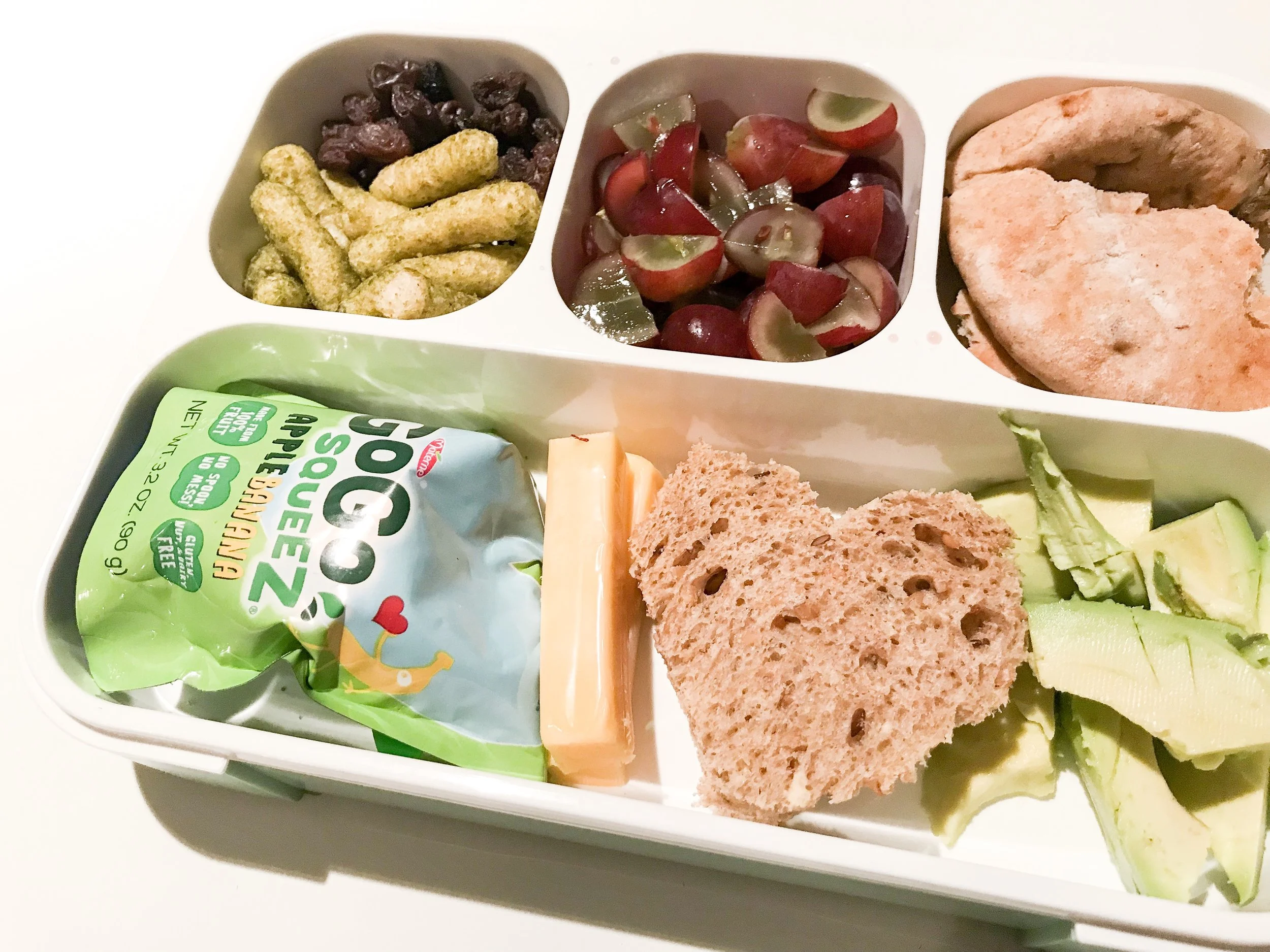 The real food lunches we're feeding our toddler