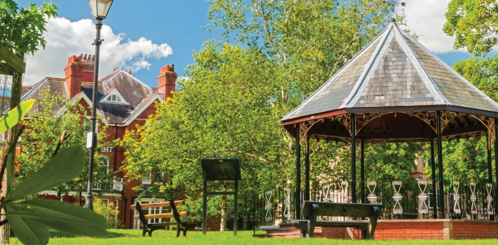 The bandstand in Llandrindod Wells