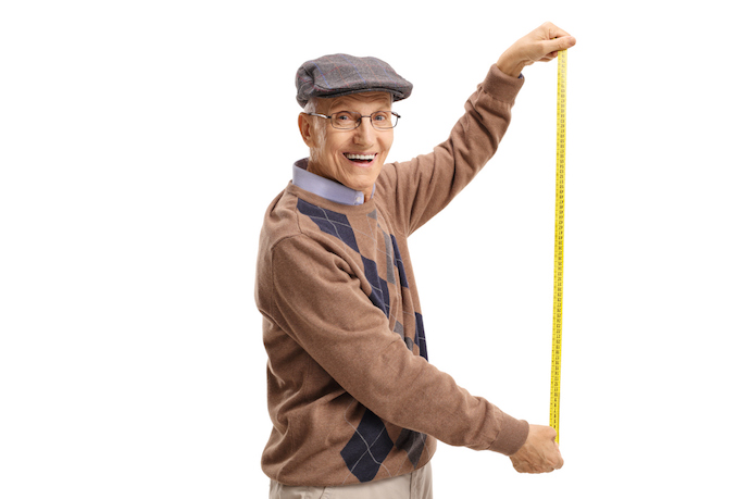 Older man adapting his home
