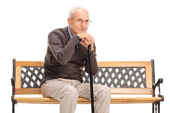 Older man getting help with age-related memory loss