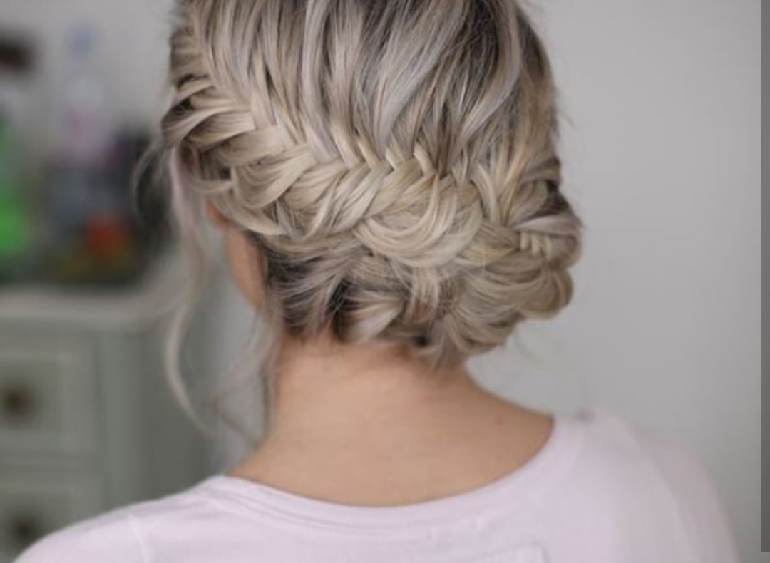 Plaited updo