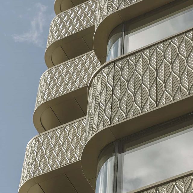 &quot;One of the first cast aluminium clad buildings of its scale in Europe, The Compton is a truly bespoke addition to the London skyline, with a characterful, curved fa&ccedil;ade never seen before in the city.&quot; - 2019 WAN Awards

#architectur