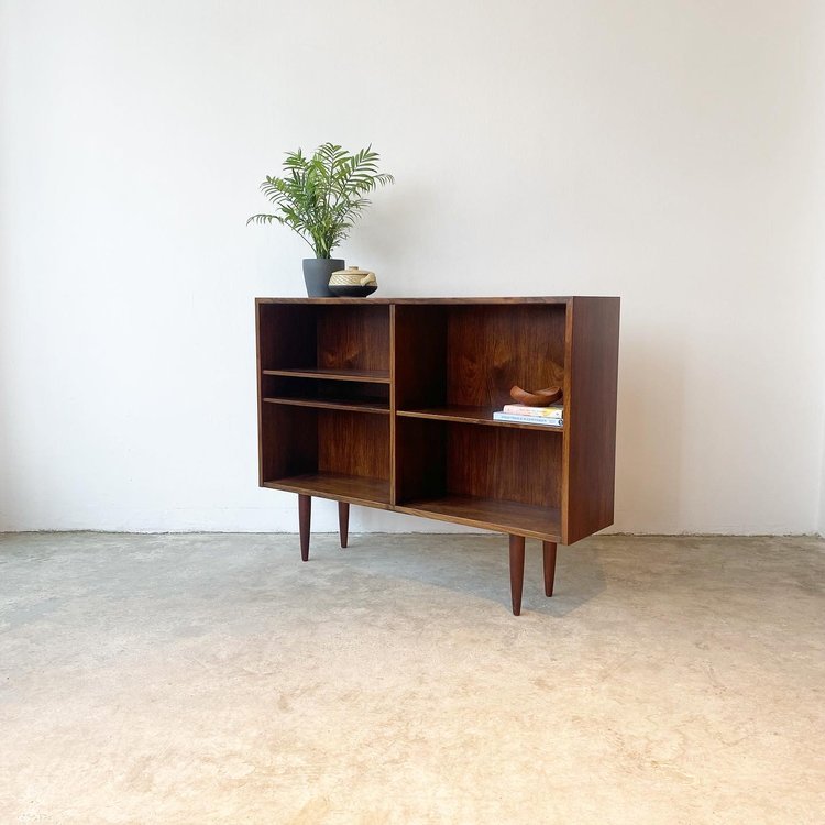 SOLD - Danish Bookshelf in Brazilian Rosewood