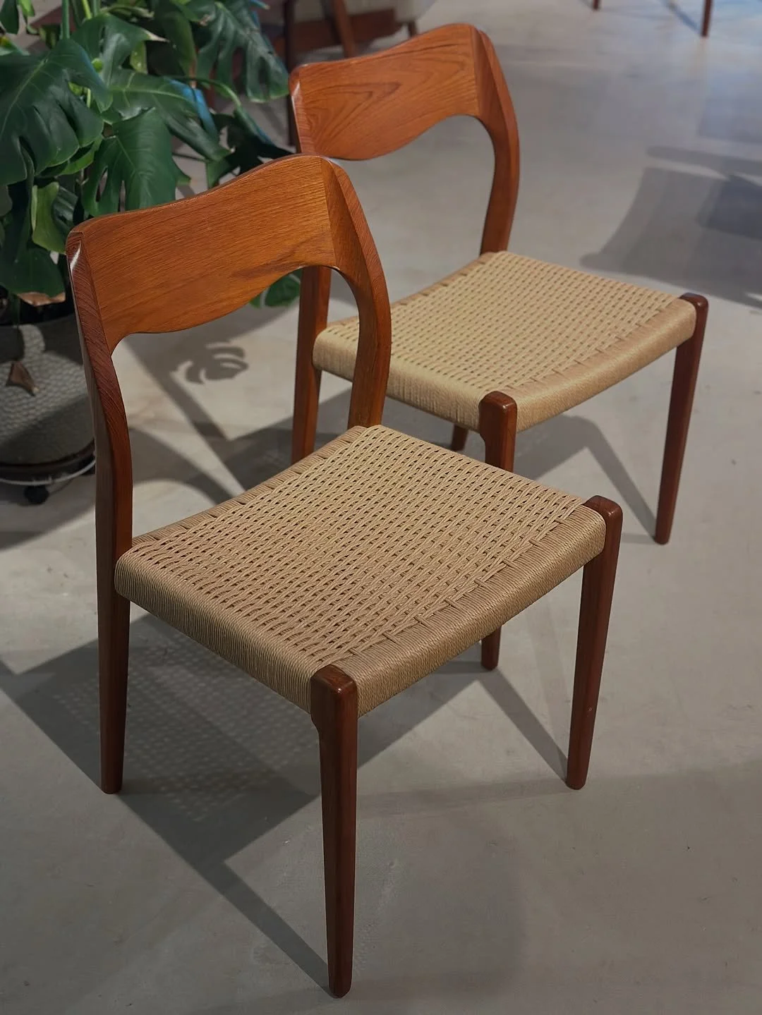 Niels Otto Møller Model 71 Chairs in Teak