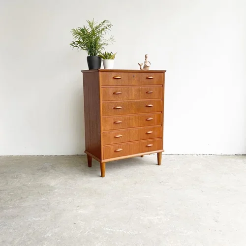 SOLD - Danish Tallboy in Teak