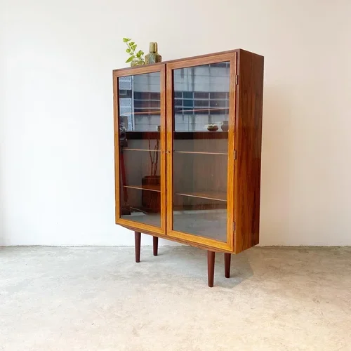 SOLD - Danish Display Cabinet in Rosewood