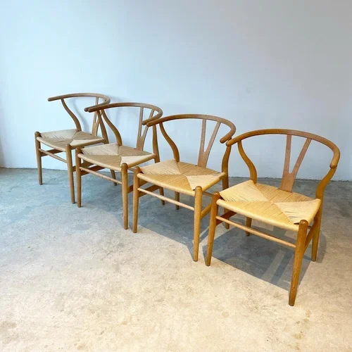 SOLD - Hans J. Wegner CH24 Wishbone chairs