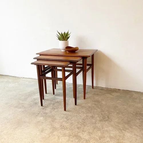 SOLD - Danish Nest of Tables in Brazilian Rosewood