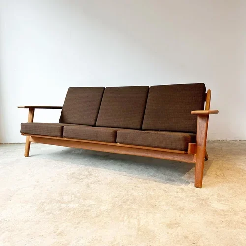 SOLD - Hans J. Wegner GE-290 3-Seater Sofa by Getama