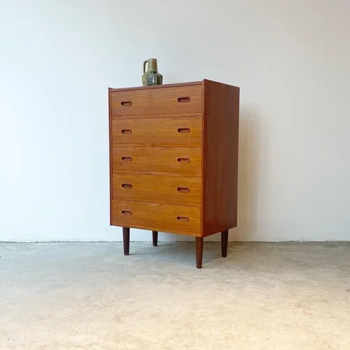 SOLD - Danish Tallboy in Teak