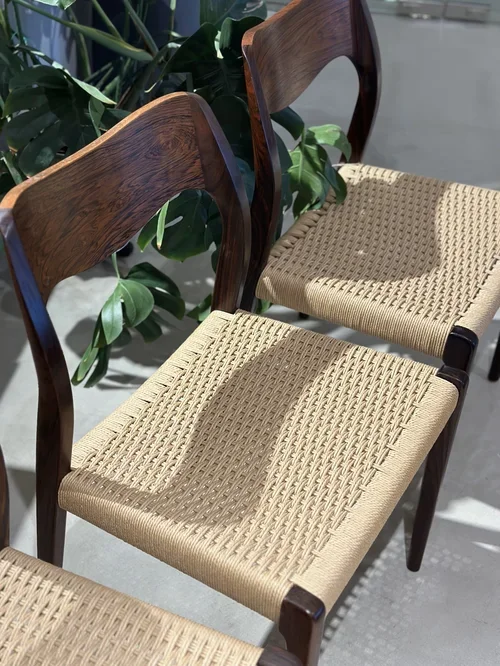 SOLD - Niels Otto Møller Model 71 Chairs 