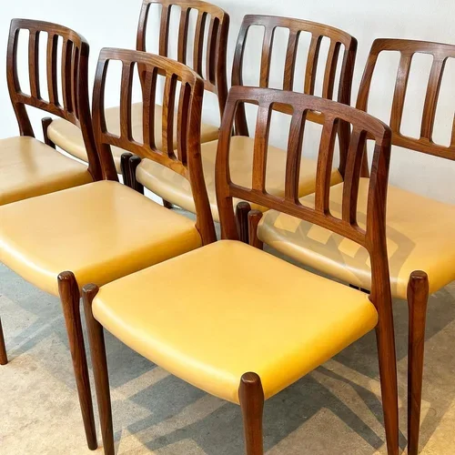SOLD - Neils Møller Model 83 Chairs