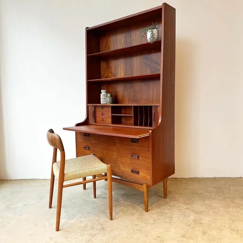 SOLD - Johannes Sorth Secretary Bookcase