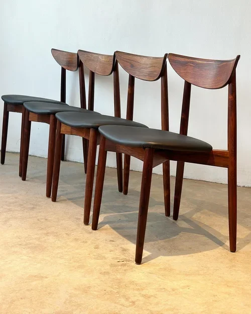 SOLD - Harry Østergaard Model 58 Dining Chairs