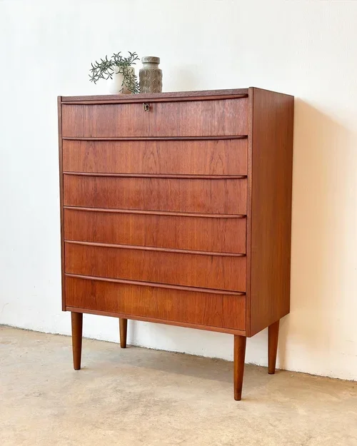 SOLD - Danish Tallboy in Teak