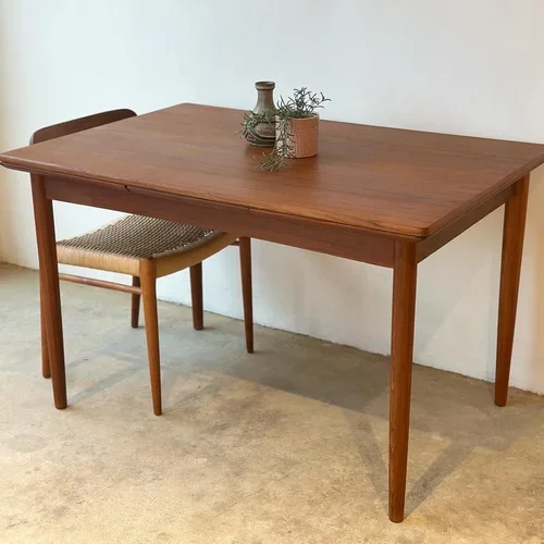 SOLD - Danish Rectangular Extendable Dining Table