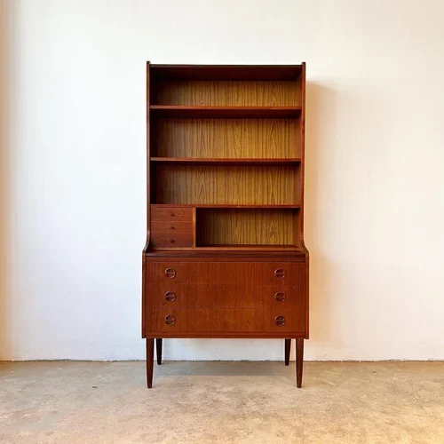 SOLD - Danish Secretary Bookcase